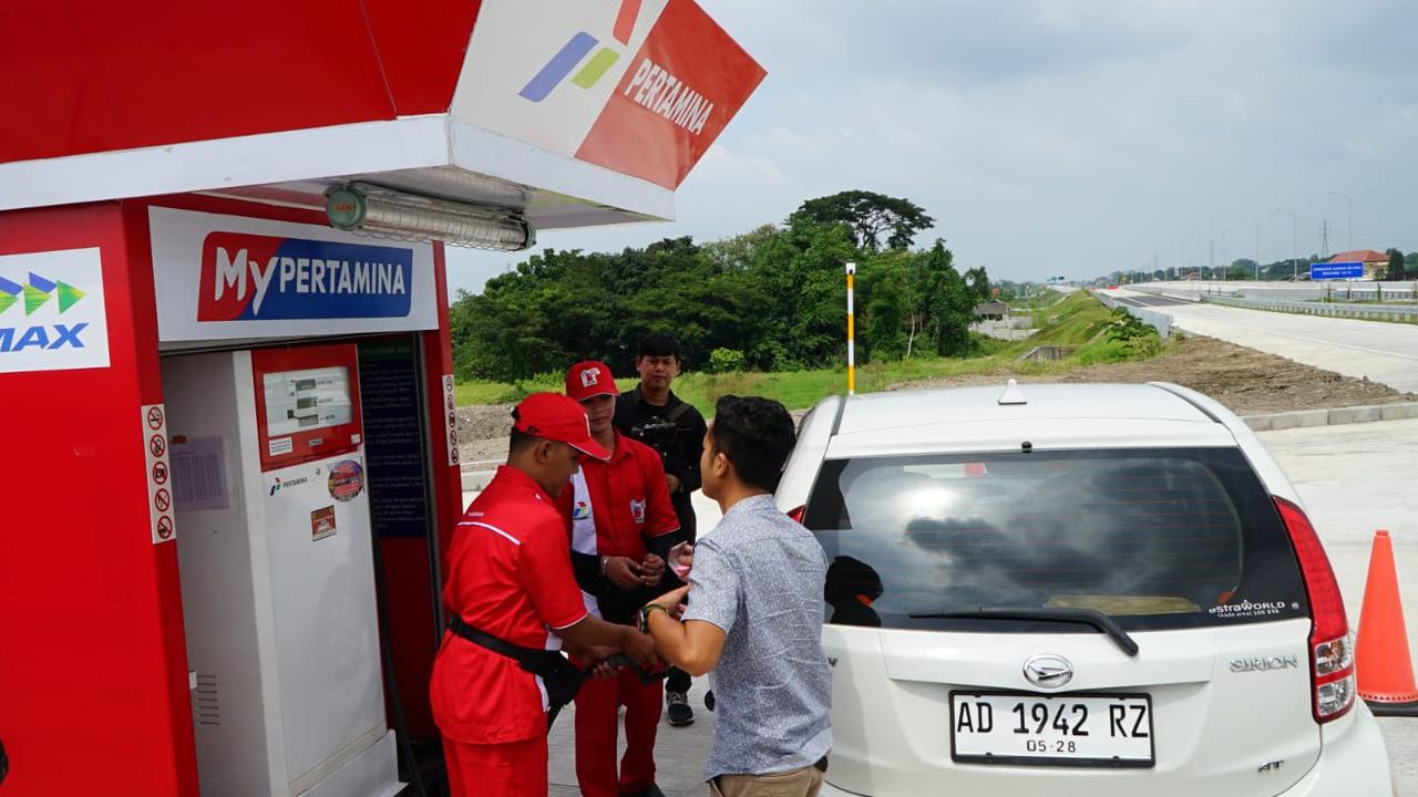 57 Modular Disebar untuk Kurangi Kepadatan Kendaraan di SPBU Rest Area