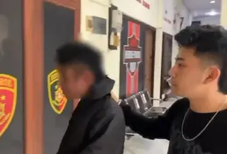 Pelaku pembegalan di Tuban. (Liputan6.com/Ahmad Adirin)