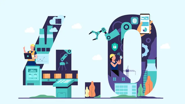 Ilustrasi revolusi industri 4.0