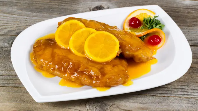 ayam saus lemon