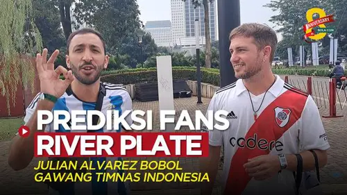VIDEO: Fans River Plate dan Argentina di SUGBK Ini Prediksi Julian Alvarez Bobol Gawang Timnas Indonesia