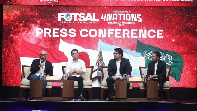 Konferensi pers Indonesia Futsal 4 Nations World Series