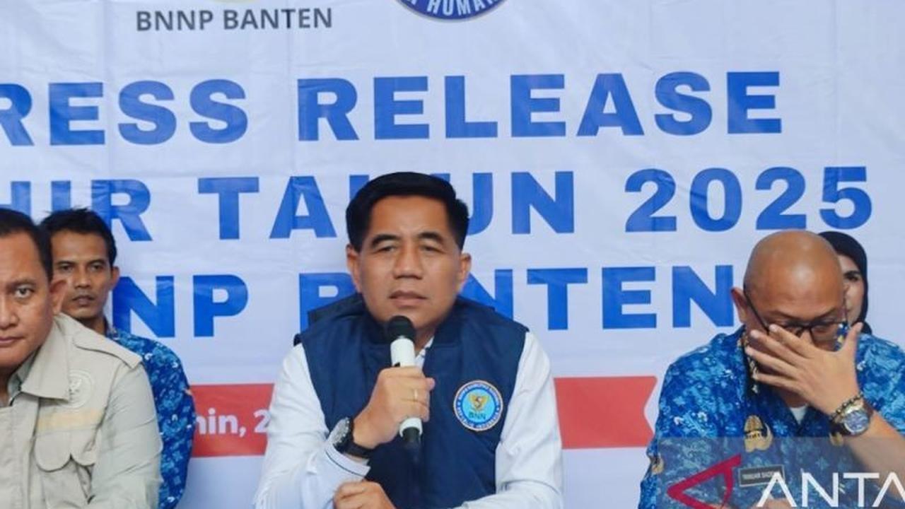 Pengungkapan Narkoba BNNP Banten Selamatkan Puluhan Ribu Jiwa Sepanjang 2025