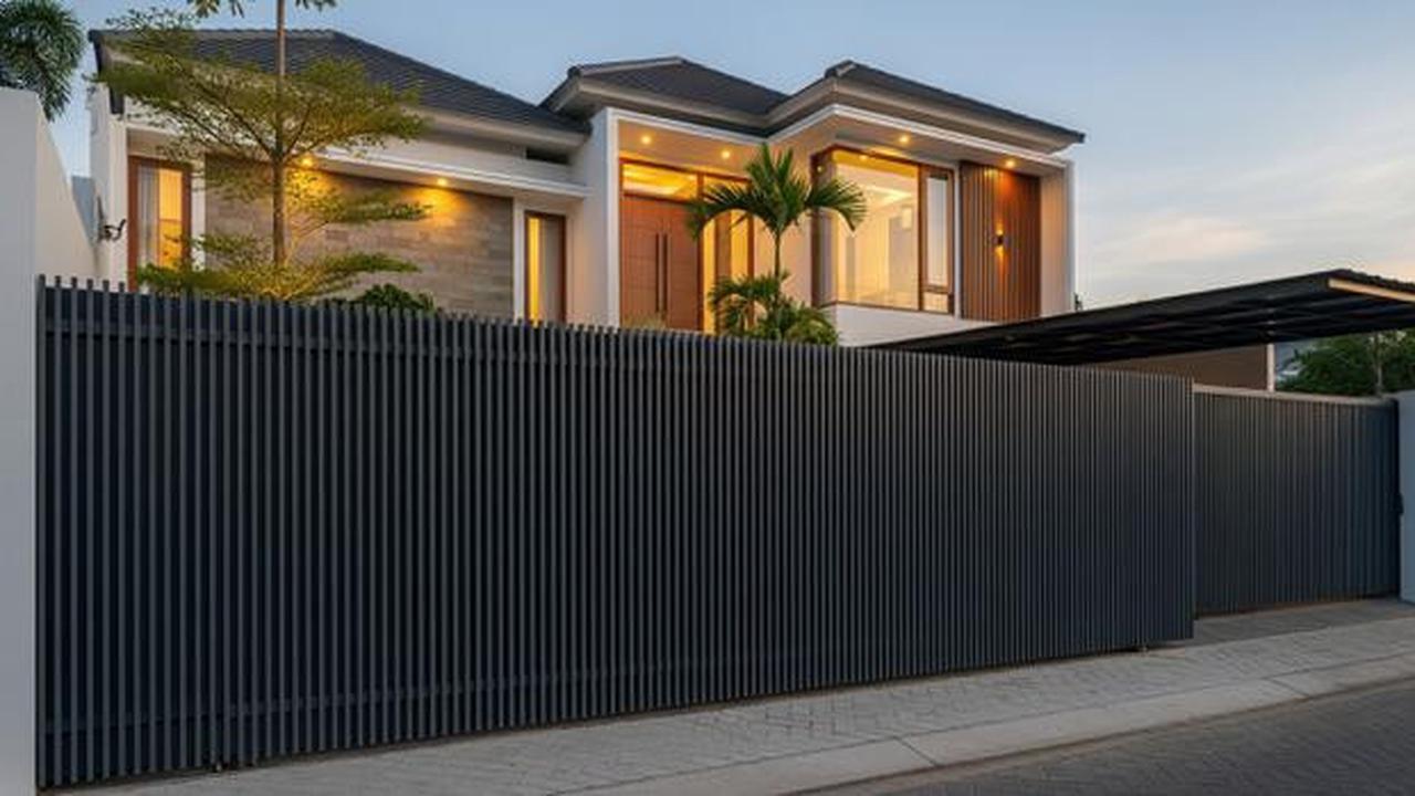 8 Model Pagar Minimalis Anti-Ular yang Tetap Estetik, Lindungi Rumah dengan Gaya Modern