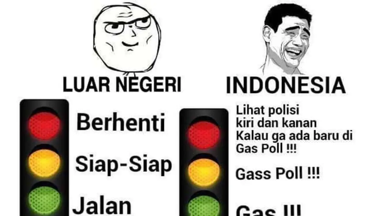Tidak menurut pada peraturannya (Source: facebook.com/Meme & Rage Comic Indonesia)