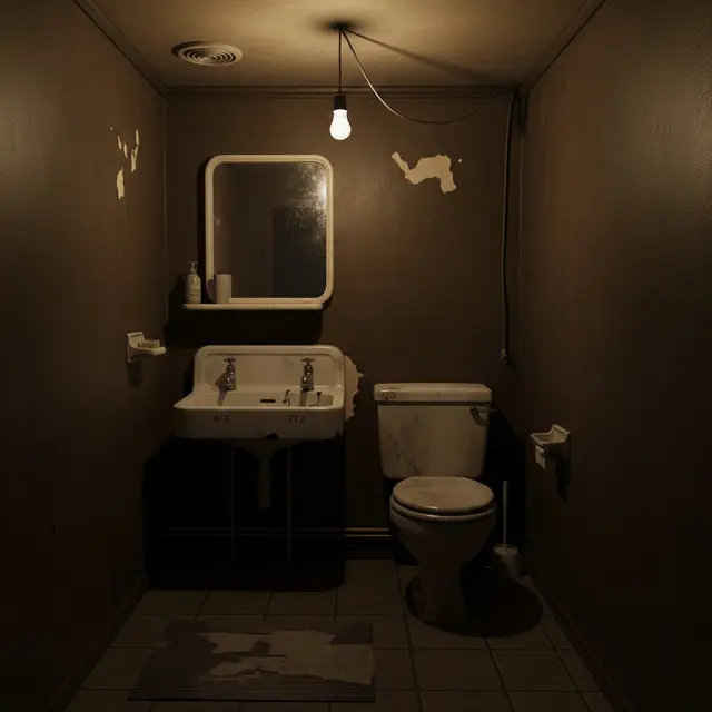 Warna cat kamar mandi yang harus dihindari (Image by Gemini AI)
