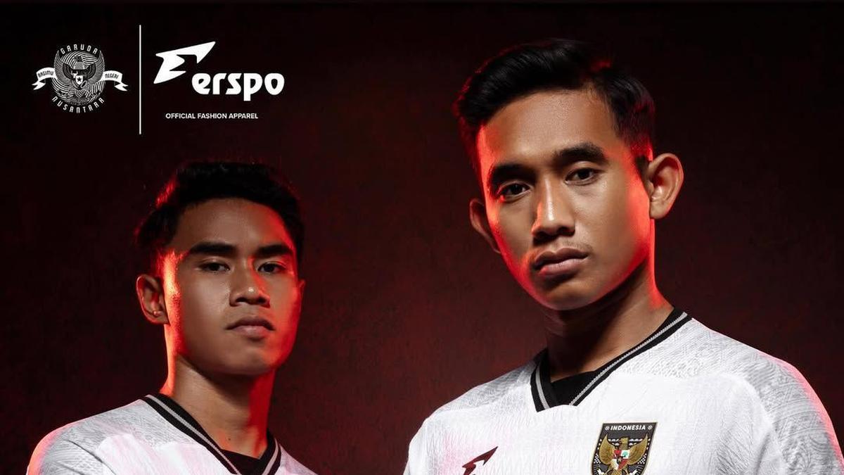 Potret Detail Jersey Tandang Timnas Indonesia, Berapa Harganya?