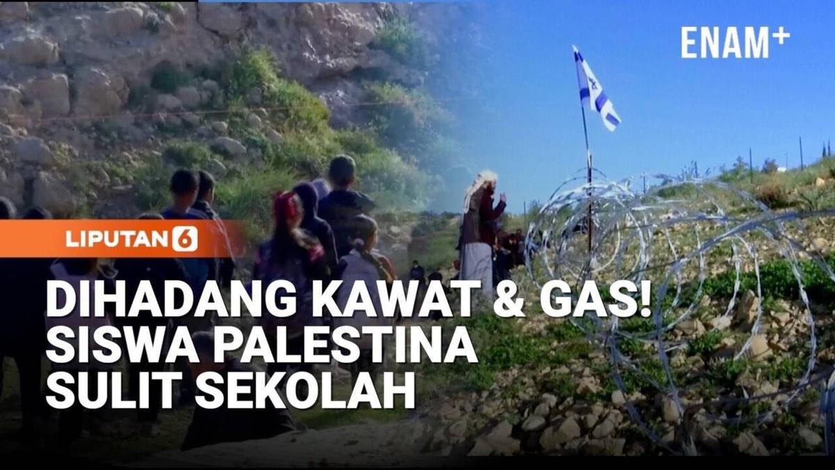 Pembatasan Baru Israel, Kawat dan Tembakan Gas Hadang Akses Siswa ke Sekolah
