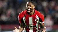Aksi Ivan Toney di atas lapangan saat Brentford melawan Nottingham Forest, Minggu (21/1/2024) dini hari WIB. (Nick Potts/PA via AP)