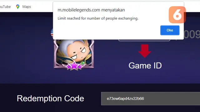 Kode redeem ML