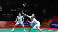 Ganda putri Indonesia, Apriyani Rahayu/Lanny Tria Mayasari, memastikan langkah ke babak semifinal Indonesia Masters 2026, Jumat (23/1/2026). (PBSI)