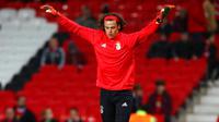Penjaga gawang Benfica asal Belgia, Mile Svilar. (AP Photo/Dave Thompson)