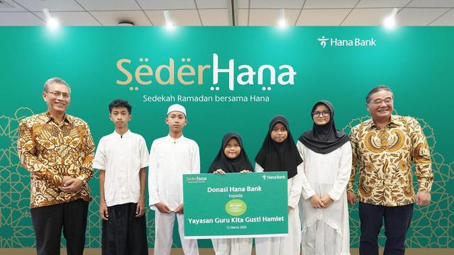 Hana Bank Salurkan Donasi dan Edukasi Keuangan bagi Anak Yatim