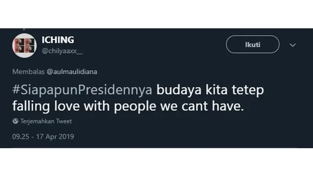 Siapapun presidennya