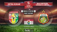 Mitra Kukar Vs Bhayangkara Surabaya United (Bola.com/Adreanus Titus)