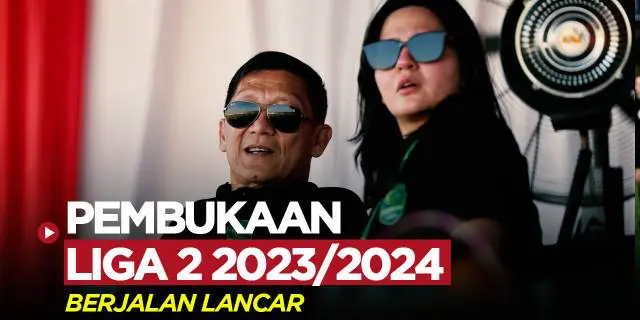 VIDEO: Ferry Paulus Bersyukur Pembukaan Liga 2 2023/2024 Berjalan Lancar