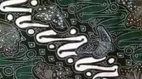 Motif batik Parang Kancing Ceplok Kupu. (dok. Kementerian Perindustrian RI/Naura Rizkiawan)