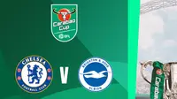 Carabao Cup - Chelsea Vs Brighton (Bola.com/Adreanus Titus)