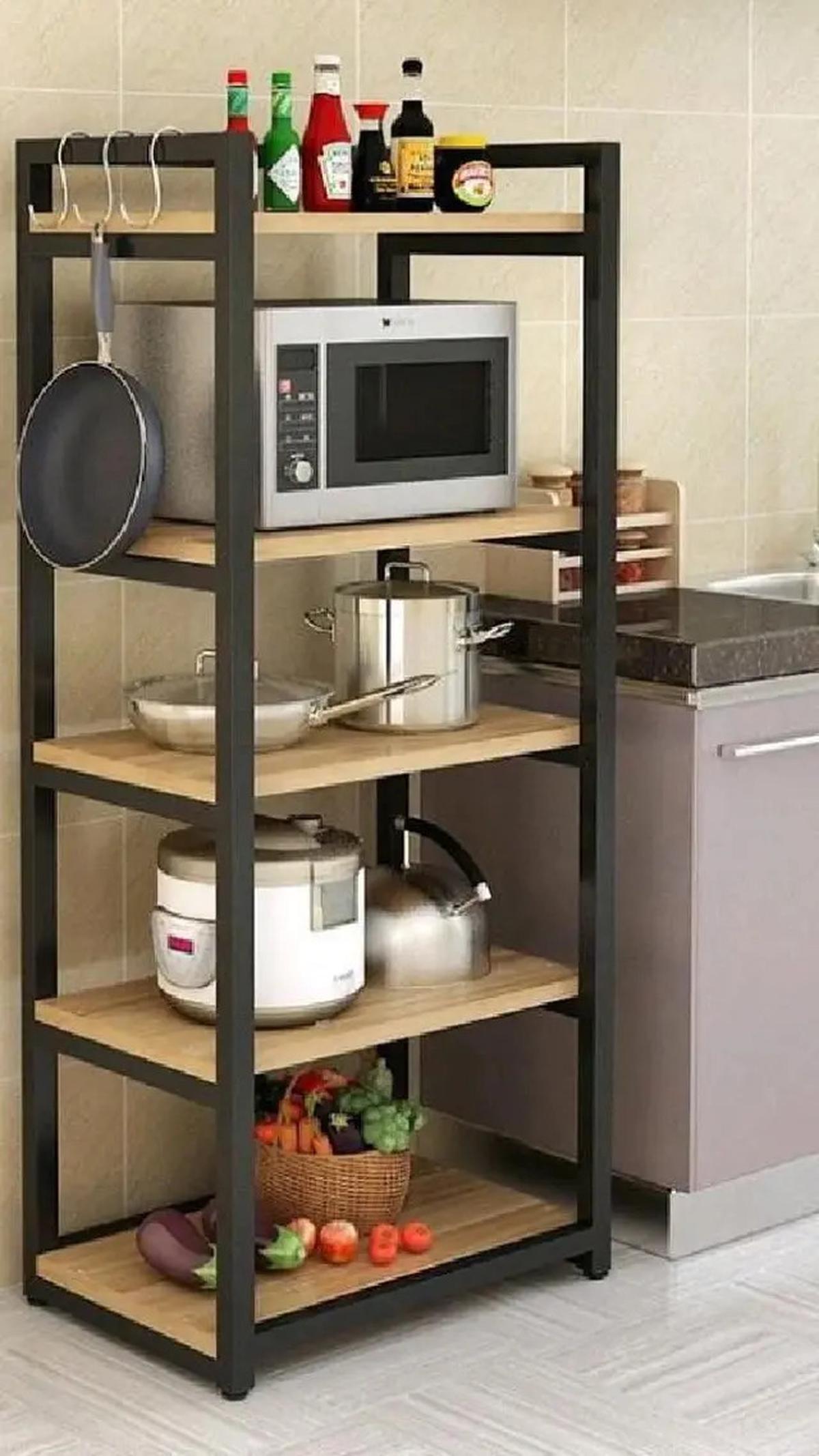 5 Rekomendasi Desain Rak Dapur Minimalis yang Rapi dan Modern