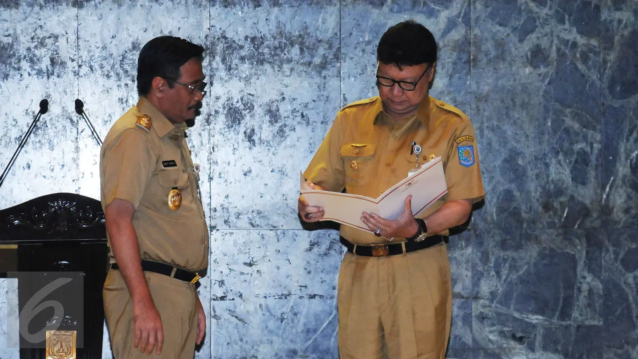 Djarot Resmi Jabat Plt Gubernur DKI Jakarta
