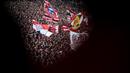 Supporters of FC Bayern M¸nchen during the Bundesliga match between FC Bayern M¸nchen and VfL Wolfsburg at Allianz Arena on December 21, 2019 in Munich, Germany. (Photo by Daniel Kopatsch/Bundesliga/Bundesliga Collection via Getty Images)