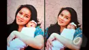Olla menjelaskan, Aleena lahir pada Jumat, 16 Januari 2015 pukul 08.00 WIB. Ketika itu, Aufar mengaku belum memiliki nama untuk sang buah hati. Ia mau berkonsultasi dengan keluarga dahulu, Jakarta , Senin (19/1/2015). (Liputan6.com/Panji Diksana)