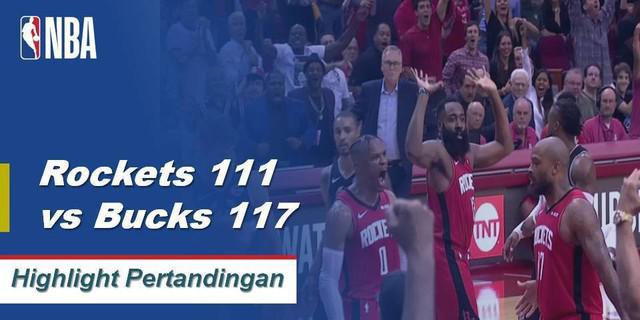 VIDEO: Highlights NBA 2019-2020, Houston Rockets Vs Milwaukee Bucks 111-117