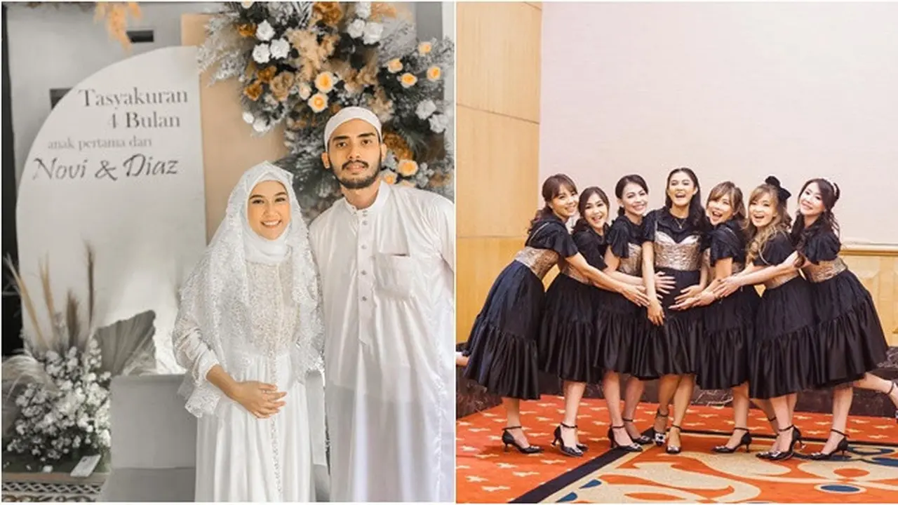 Manggung Bareng Cherrybelle, Ini 6 Potret Novi Herlina yang Hamil Anak Pertama