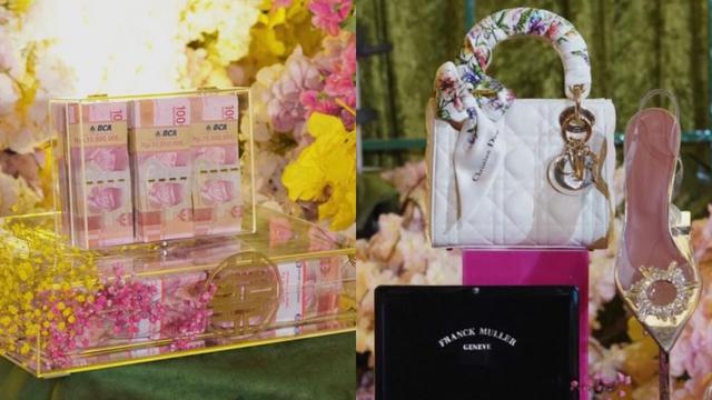 8 Potret Detail Seserahan Sangjit Anak Hotman Paris yang Serba Mewah, Penuh Tas Branded