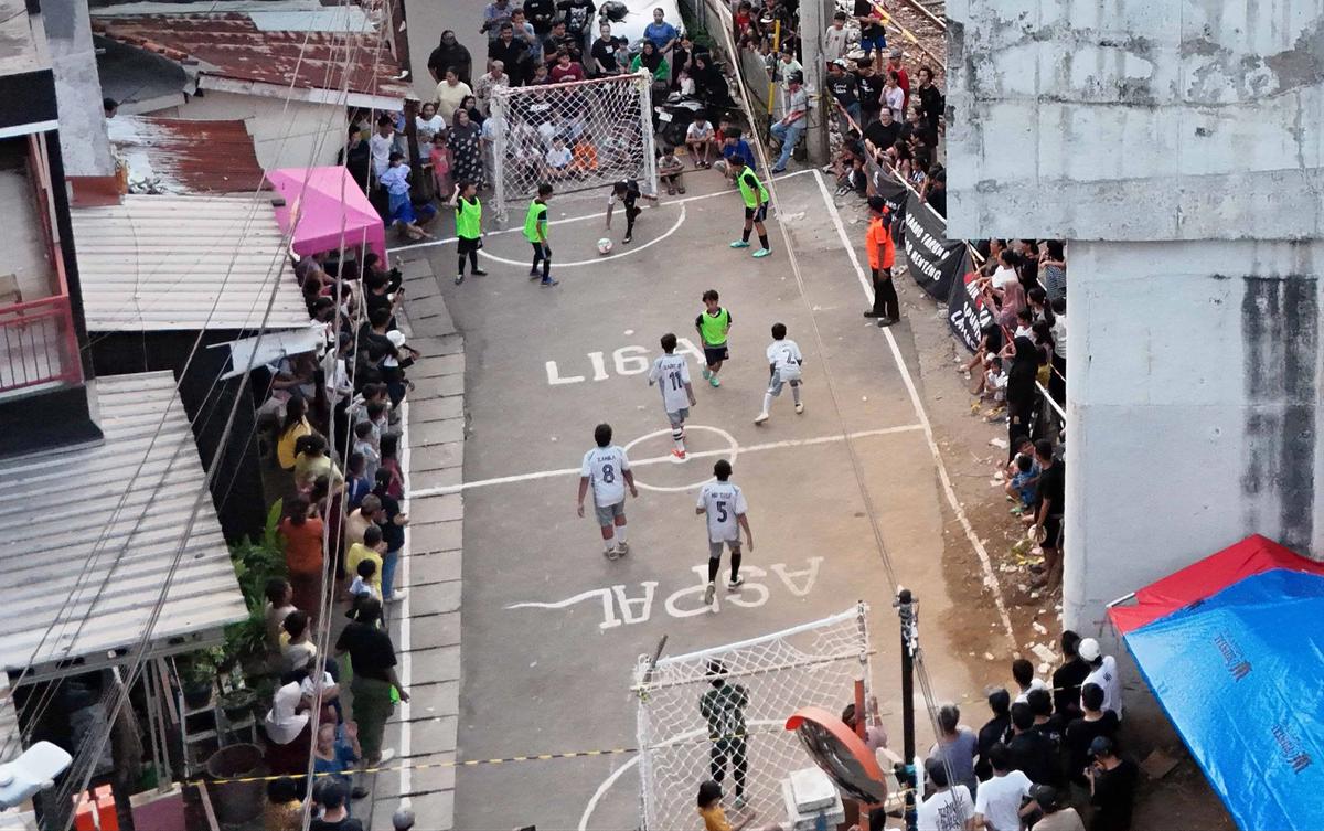 FOTO: Liga Aspal U 13 Hidupkan Semangat Sepak Bola Anak di Menteng Jaya