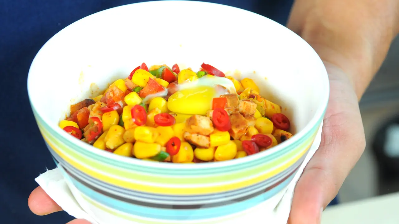 Sweet Corn with Chicken Paprika ala Chef Lucky