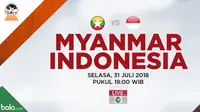 Jadwal Piala AFF U-16, Myanmar vs Indonesia. (Bola.com/Dody Iryawan)