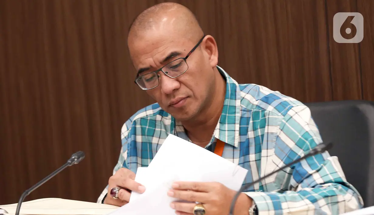 Para teradu didalilkan telah menerima pendaftaran Wali Kota Solo Gibran Rakabuming Raka sebagai bakal calon Wakil Presiden pada tanggal 25 Oktober 2023 lalu. (Liputan6.com/Herman Zakharia)