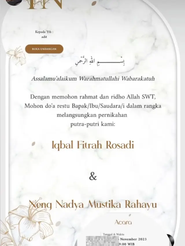Nadya Mustika dan Iqbal