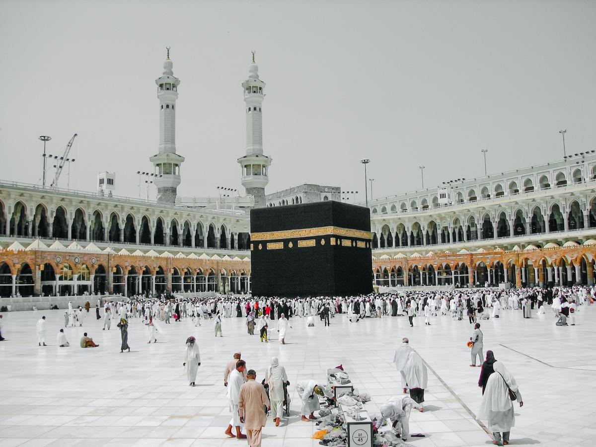 Ilustrasi haji, umrah, makkah