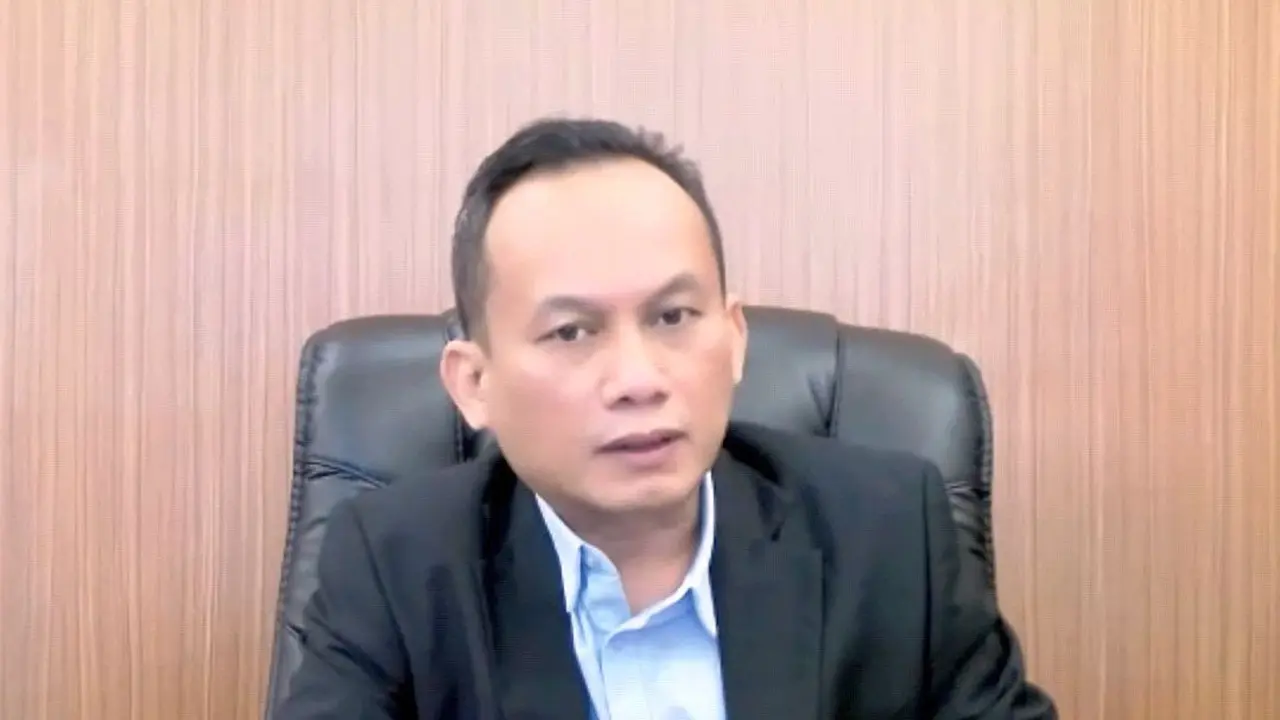 Ketua Komisi Pengawas Persaingan Usaha (KPPU) Ukay Karyadi dalam konferensi pers Perkembangan Harga dan Investigasi Minyak Goreng, serta Permasalahan Kepemilikan Lahan Sawit, Selasa (31/5/2022).