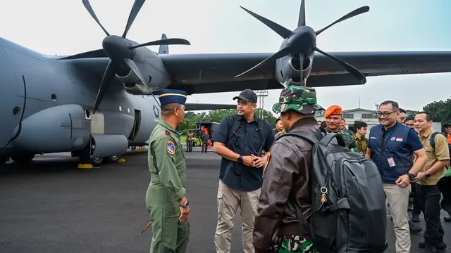 Tapteng dan Sibolga Terisolir, Gubernur Bobby Nasution Kirim Bantuan Logistik Pakai Pesawat Hercules