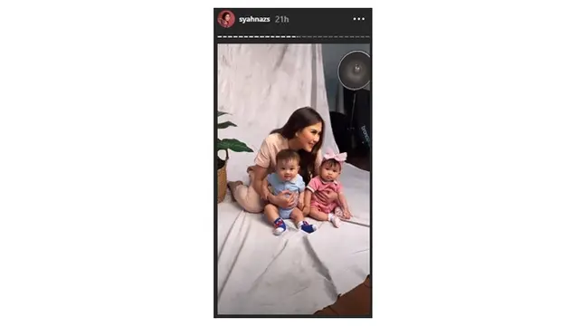 6 Momen Pemotretan Zayn dan Zunaira Anak Syahnaz Sadiqah, Bikin Gemas