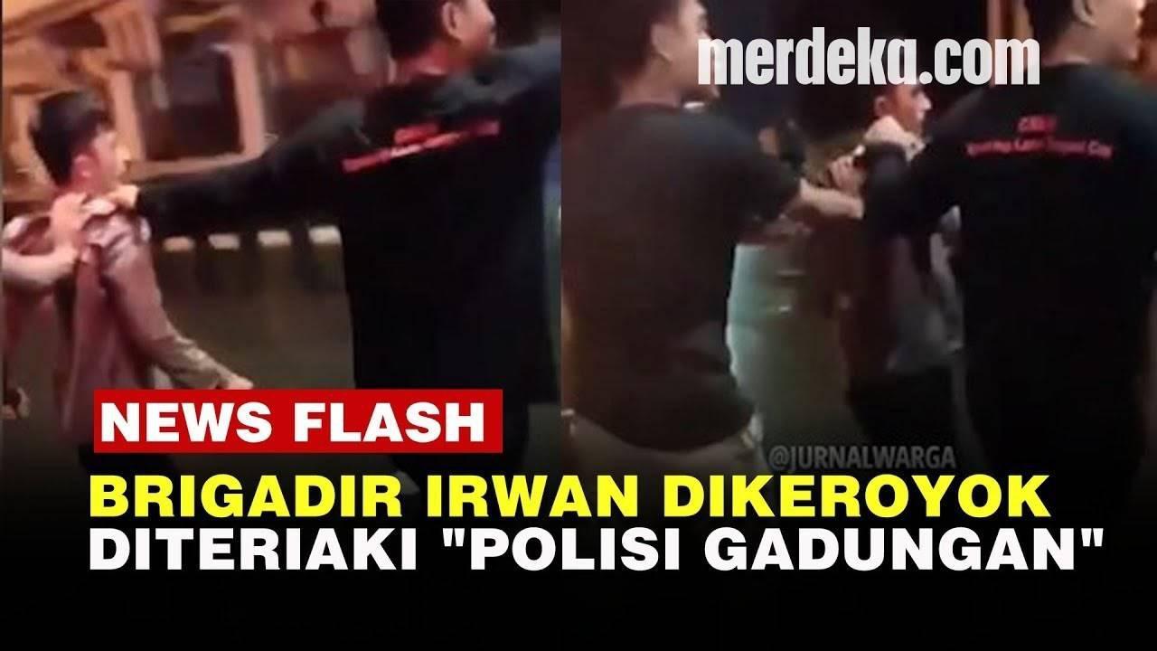 VIDEO: Bang Jago Pondok Indah Nekat Keroyok Polisi, Kesal Balap Liar Dibubarkan