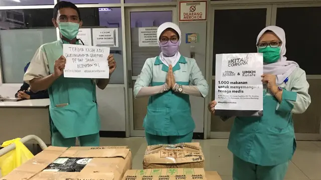 Aksi Solidaritas Anak Bangsa Dukung Tenaga Medis Tanggulangi Corona Covid-19
