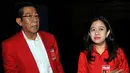 Pihaknya menurut Puan, telah mengklarifikasi video itu melalui media massa dan jejaring social, Senayan, Jakarta Selatan, Senin (26/5/2014) (Liputan6.com/Johan Tallo).