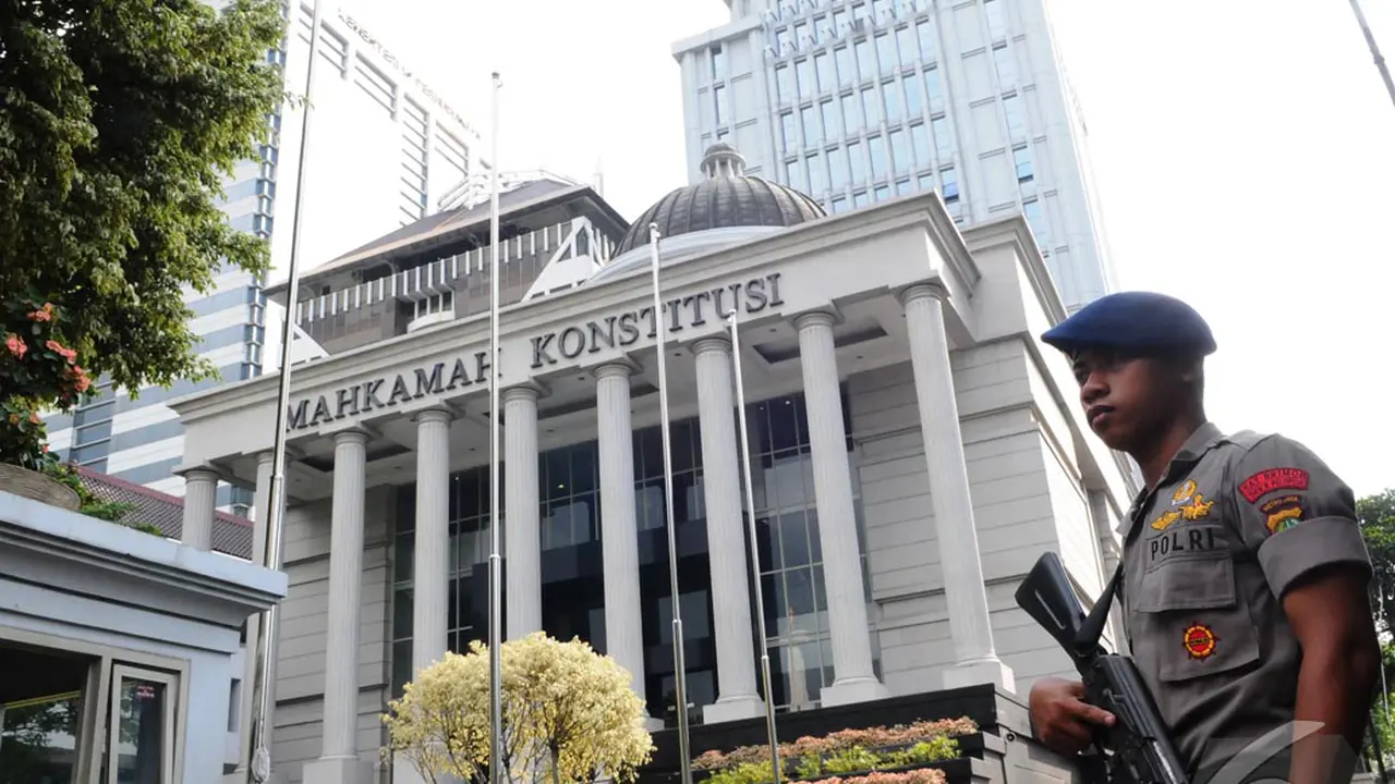 Jokowi Menang, Polisi Jaga Ketat MK