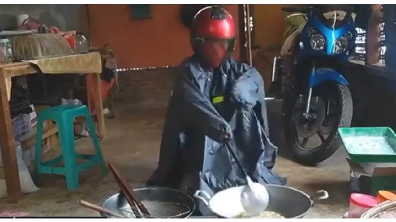 Video Viral Memasak Cimol