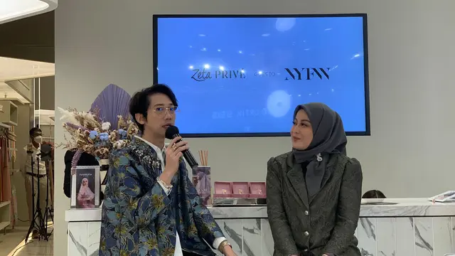 Konferensi pers Zeta Prive goes to New York Fashion Week 2023