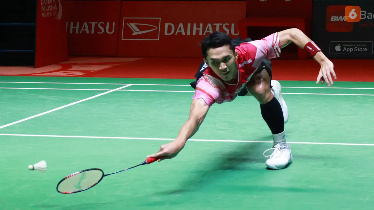 Foto: Senangnya Jonatan Christie Melangkah ke Final Daihatsu Indonesia Masters 2023
