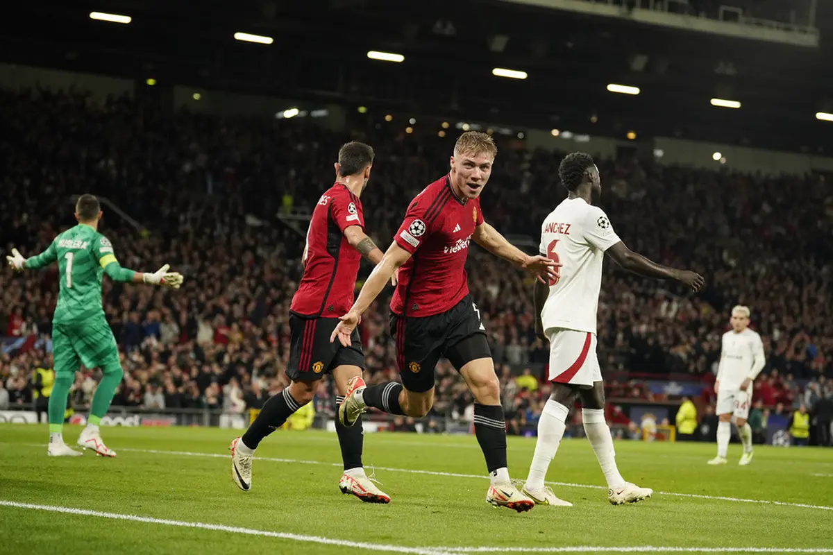 Rasmus Hojlund, Manchester United vs Galatasaray, Liga Champions