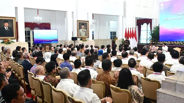 Presiden Jokowi saat membuka ASEAN Business and Investment Summit 2023 di Istana Negara Jakarta, Jumat (1/9/2023).