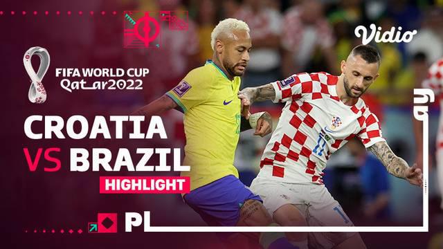 Berita video pertandingan 8 besar Piala Dunia 2022, antara Kroasia melawan Brasil, Jumat (9/12/22). Kroasia menyingkirkan Brasil lewat drama adu penalti.