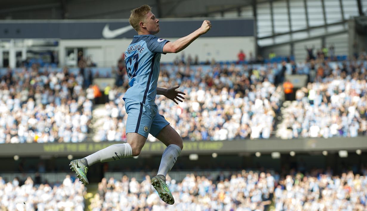 1. Kevin De Bruyne (Belgia) - Manchester City. (EPA/Peter Powell)
