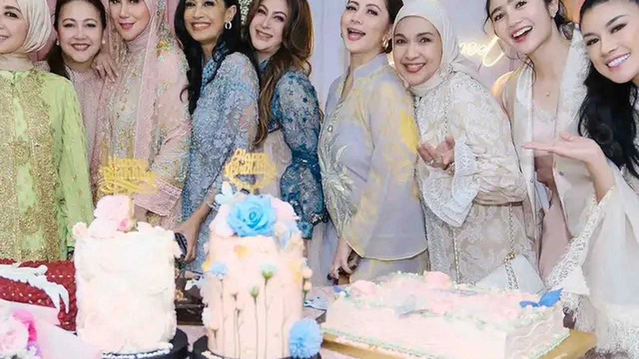 6 Potret Tamu Seleb di Ultah Marini Zumarnis, Ada Artis Senior hingga Ariel Tatum